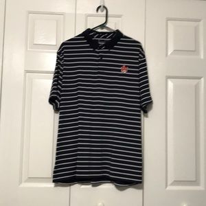 Navy Auburn University XL Under Armour Polo